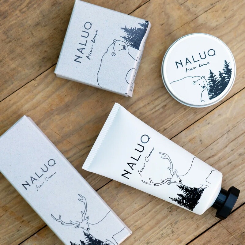ヘアクリーム NALUQ ヘアクリーム 55g 無添加 正規品 国内産 ナチュラル 天然 北海道産原料 ベルガプテンフリー マツヤニ 天然樹脂 こなれ感 スタイリング剤 ヘアセット ナルーク フプの森