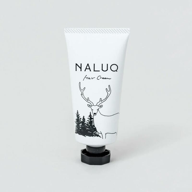 ヘアクリーム NALUQ ヘアクリーム 55g 無添加 正規品 国内産 ナチュラル 天然 北海道産原料 ベルガプテンフリー マツヤニ 天然樹脂 こなれ感 スタイリング剤 ヘアセット ナルーク フプの森