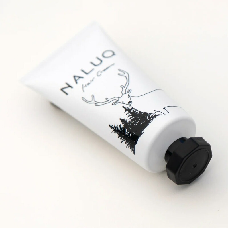 ヘアクリーム NALUQ ヘアクリーム 55g 無添加 正規品 国内産 ナチュラル 天然 北海道産原料 ベルガプテンフリー マツヤニ 天然樹脂 こなれ感 スタイリング剤 ヘアセット ナルーク フプの森