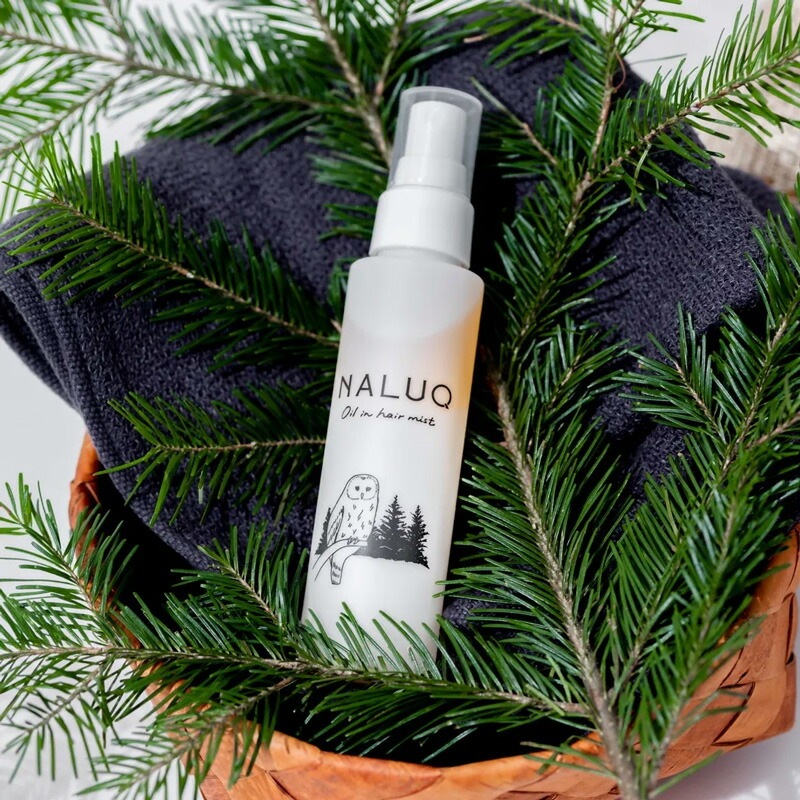 ヘアミスト NALUQ オイルインヘアミスト 100ml 無添加 二層式 正規品 国内産 ナチュラル 天然 北海道産原料 ベルガプテンフリー オーガニック認証原料 アカエゾマツ・シラカバウォーター ボディローション 化粧水 スタイリング剤 ナルーク フプの森