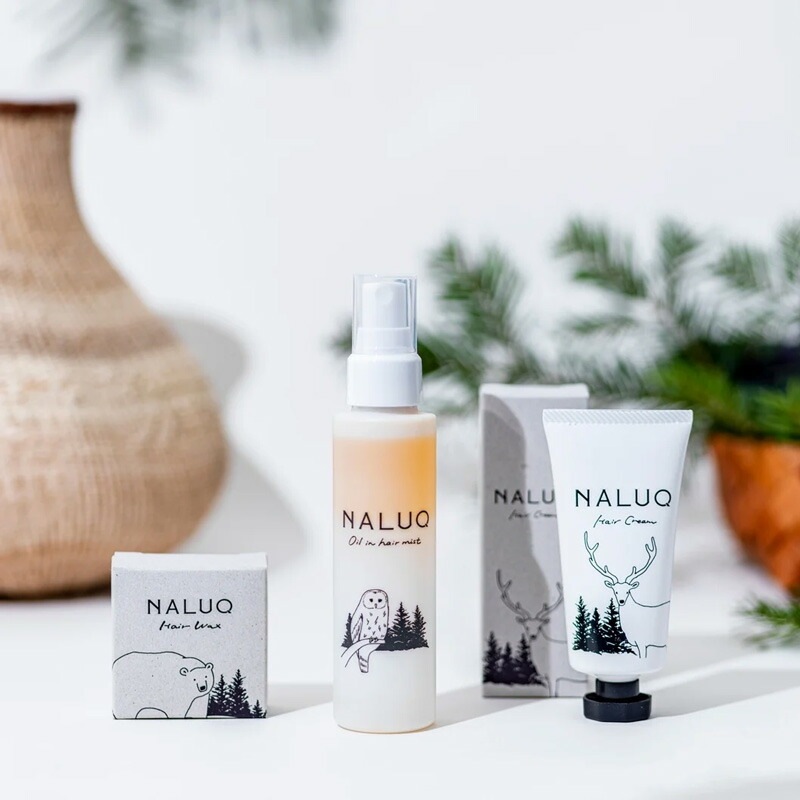 ヘアミスト NALUQ オイルインヘアミスト 100ml 無添加 二層式 正規品 国内産 ナチュラル 天然 北海道産原料 ベルガプテンフリー オーガニック認証原料 アカエゾマツ・シラカバウォーター ボディローション 化粧水 スタイリング剤 ナルーク フプの森