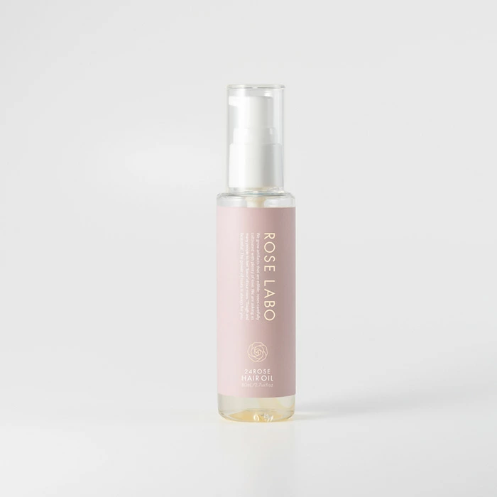 ヘアオイル ROSE LABO 24ROSE&reg;ローズヘアオイル 80mL 正規品 ローズラボ ローズヘアオイル ヘアケア スタイリング ダメージケア 保湿 ツヤ髪 まとまり髪 植物オイル 日本製 天然由来 ボディオイル ネイルオイル マルチオイル