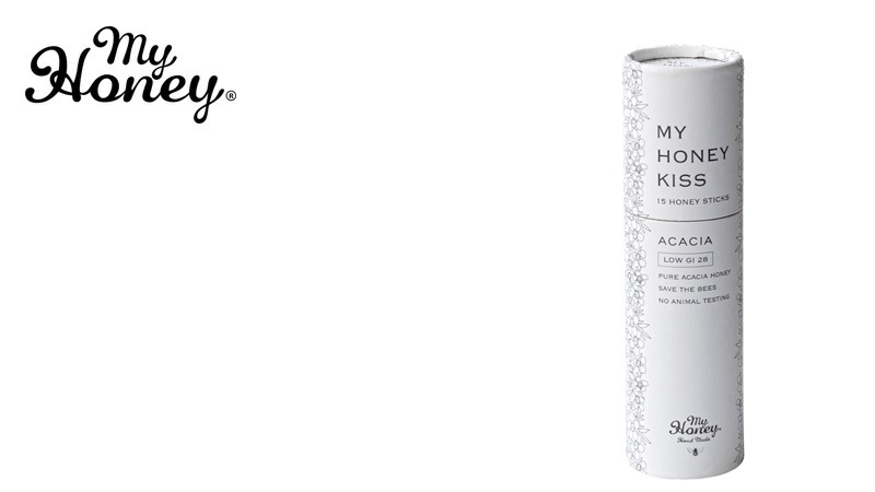 蜂蜜 my Honey マイハニーキッス アカシア 2.5g×15本 (37.5g) 正規品 日本製 ハンガリー産アカシアはちみつ ステックタイプ ケース入り スーパーフード マイハニー