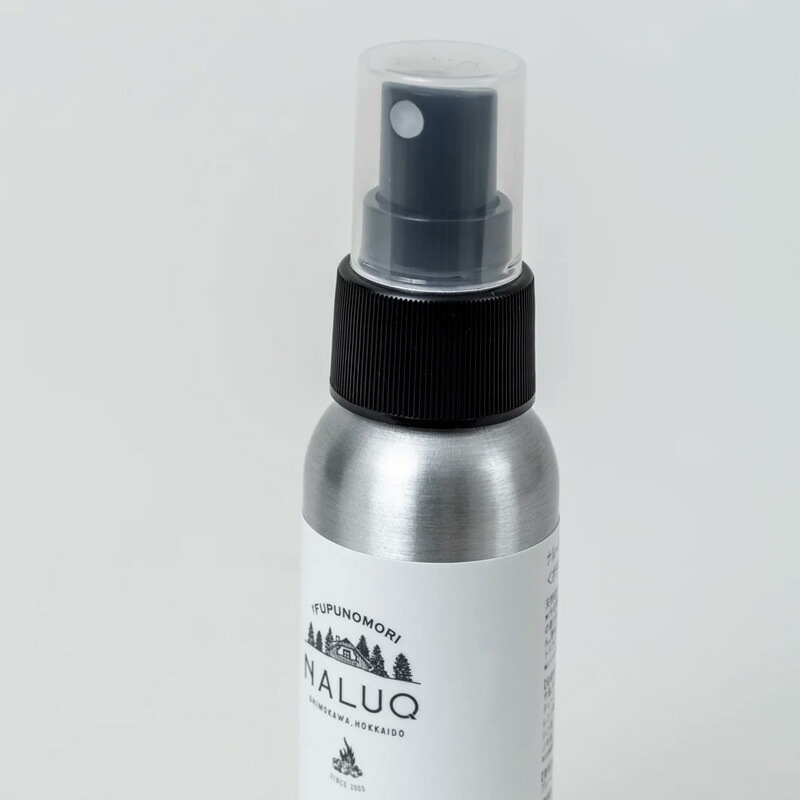 アウトドアミスト NALUQ フィールドボディーコート 80ml 無添加 正規品 国内産 ディート不使用 ナチュラル 天然 北海道産原料 オーガニック認証原料 北海道産和薄荷 アウトドアスプレー ナルーク フプの森