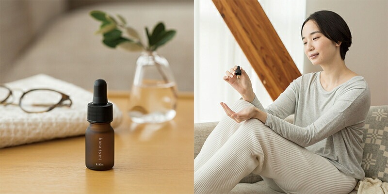 肌に塗れるアロマオイル ハナトミ hana to mi ボディオイル 10ml 正規品 無添加 ナチュラル ノンケミカル 自然 香り オーガニック 植物療法士