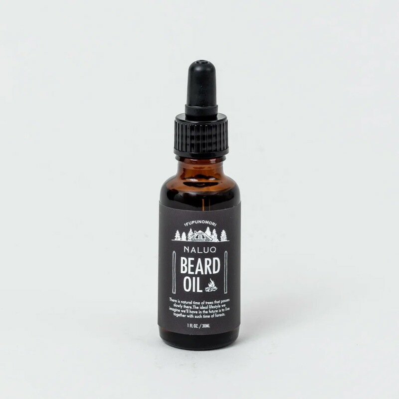 髭用オイル NALUQ ビアードオイルAK 30ml 無添加 正規品 国内産 ナチュラル 天然 北海道産原料 アルガンオイル ツバキ油 スキンケアオイル フェイスオイル ヘアオイル アカエゾマツ ナルーク フプの森