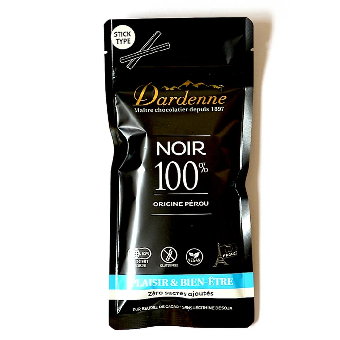 チョコレート ダーデン 有機チョコレートスティック オーガニック 正規品 有機JAS ヴィーガン グルテンフリーフェアトレード カカオ カカオ100% カカオ70% アーモンドミルク アガベ チョコ ココシュガー