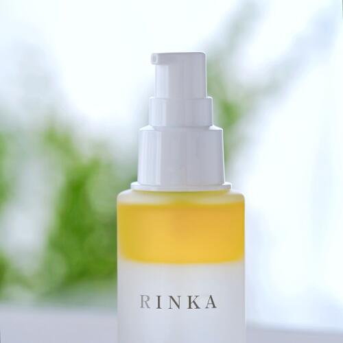 美容液 無添加 リンカ ユズ オーガニック ダブルエッセンス 60ml 正規品 天然成分100％ 2層式美容液 スキンケア フェイスケア 柚子 夏ミカン アルコールフリー グリセリンフリー 乳化剤不使用 天然 ナチュラル ノンケミカル 自然 さっぱり しっとり RINKA
