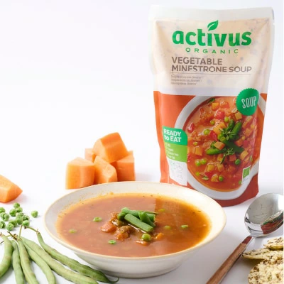 スープ ムソー activus オーガニックスープ 400g 正規品 国内産 保存料 無添加   遺伝子組み換え原料不使用 トマト キャロット ミネストローネ マッシュルーム ビーツ コーンスープ チリビーンズ