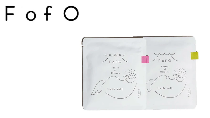 バスソルト FofO はちみつバスソルト 35g 正規品 無添加 天然 入浴剤 クチャ 沖縄海塩 海泥 はちみつ配合 フォフォ FROMO フローモ 月桃 カーブチー