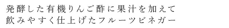 りんご酢 内堀醸造 フルーツビネガー有機りんごの酢 360ml 正規品 国内産 保存料 無添加   有機JAS認証 飲用酢