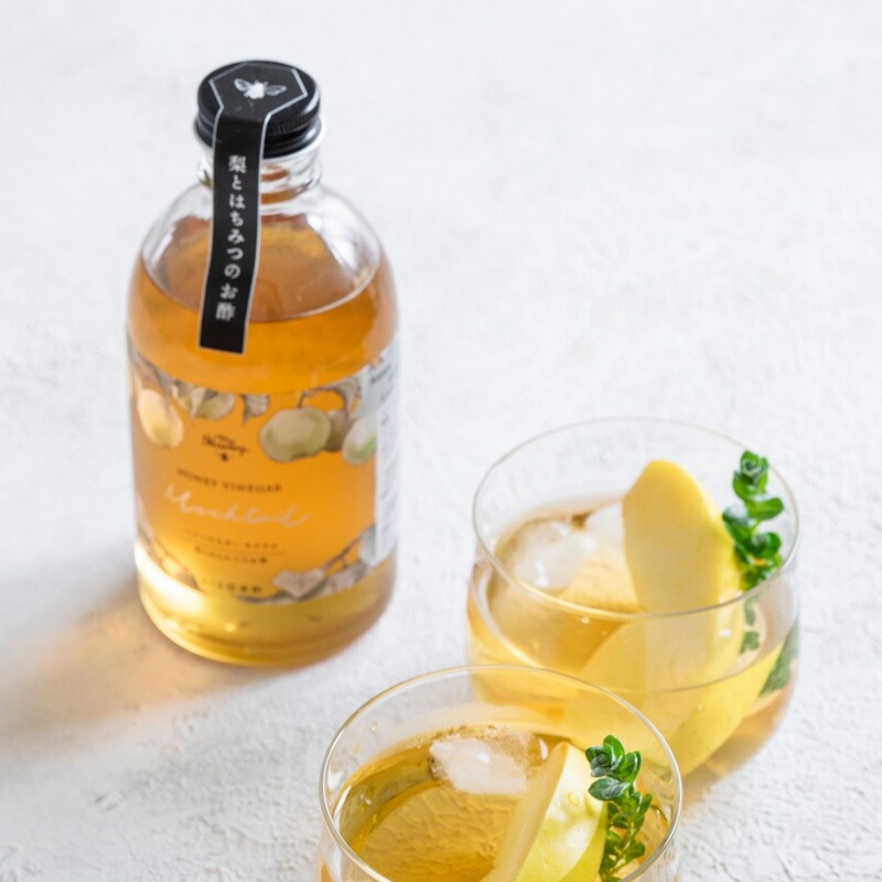 飲む酢 my Honey マイハニービネガーモクテル 300ml 正規品 日本製 ハンガリー産アカシアはちみつ 非加熱生はちみつ 砂糖不使用 梨酢 鳥取県産二十世紀梨 SDGs 美容 健康 フルーツビネガー マイハニー
