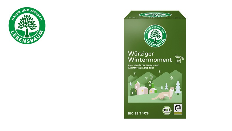 ブレンドハーブティー レーベンスバウム ウィンターモーメントティー 40g(2.0gx20袋) クリスマス 正規品 オーガニック 保存料 無添加 無農薬 有機 冬 ブレンドティー ノンカフェイン 冬季限定 アップル シナモン レモングラス フルーティー 数量限定