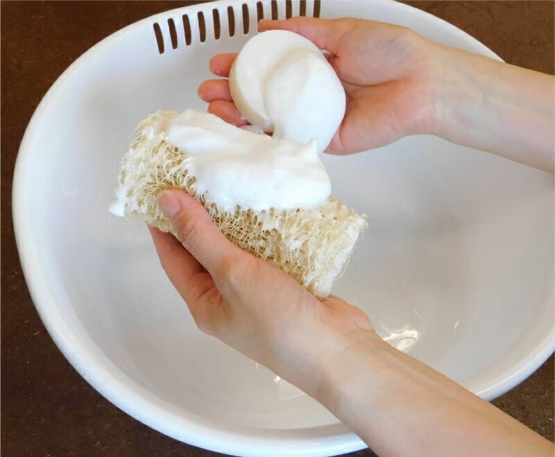 食器用石鹸 へちまここち 無添加 食器洗い用へちま石けん 50g オーガニック 正規品 敏感肌 天然 ナチュラル ノンケミカル 自然 無農薬 へちま