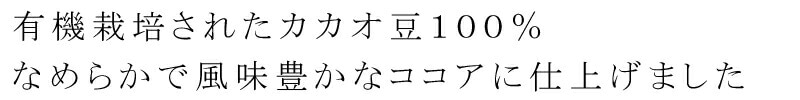 ココア 創健社 有機栽培カカオ豆使用ココア 80g 正規   保存料 無添加   特別栽培