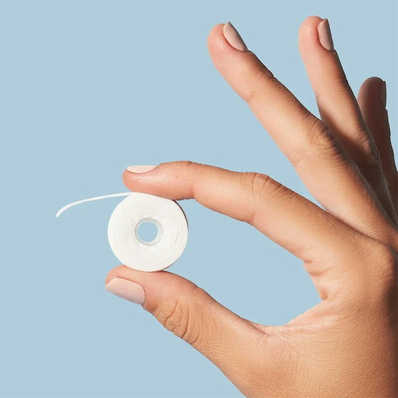 デンタルフロス デイヴィッズ プレミアムデンタルフロス　本体（30m） 正規品 天然 ナチュラル オーガニック ナノヒドロキシアパタイト ヴィーガンワックス DAVIDS