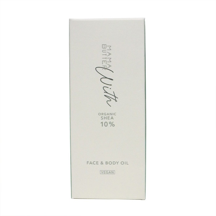 ボディオイル 無添加 ママバター ウィズ フェイス＆ボディオイル 80mL シアバター配合 天然由来成分99%ノンケミカル 自然 天然 MAMA BUTTER 全身保湿 マルチオイル フェイス ボディオイルヘアオイル