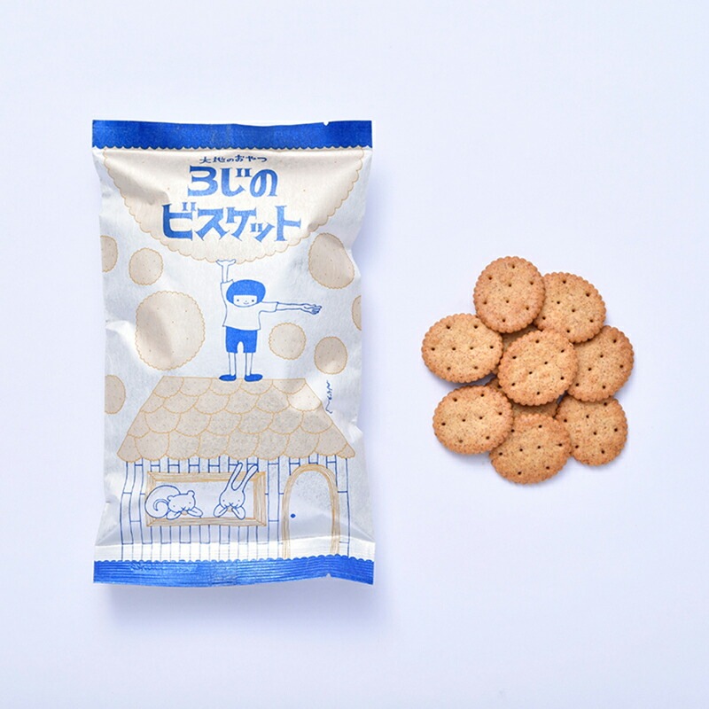 ビスケット 大地のおやつ 3じのビスケット 140g 正規品 国内産 保存料 無添加   遺伝子組み換え原料不使用 自然 山本佐太郎商店