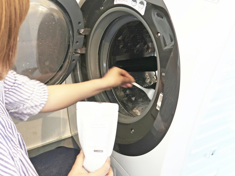 ドラム式用洗濯槽クリーナー 木村石鹸 C SERIES 洗濯槽の洗浄剤A（ドラム式洗濯機用）2回分 130g 正規品 粉末タイプ ナチュラル 塩素不使用 弱アルカリ性 雑菌 黒カビ 悪臭対策 簡単