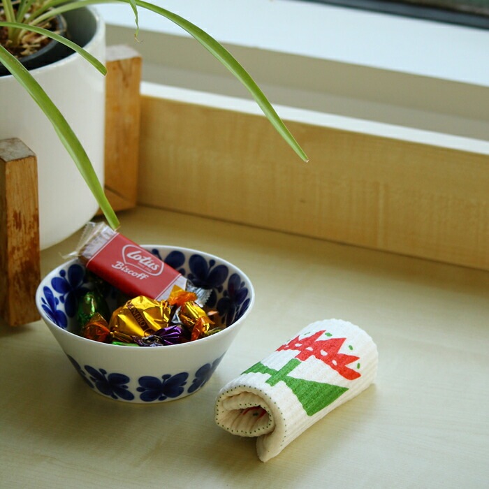 森のふきん エコンフォートハウス スポンジワイプ ベングト＆ロッタ チューリップコースター オーガニック 無添加 正規品 天然 自然 ナチュラル サスティナブル サステナブル セルロース スポンジ