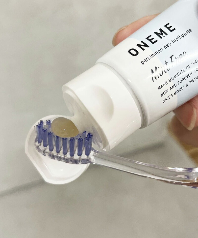 歯磨き粉 オーガニック ONEME(ワンム) トゥースペースト 55g 無添加 正規品 デンタルケア 健康 歯みがき粉 歯磨き 歯みがき 白い歯 ノンケミカル 柿渋