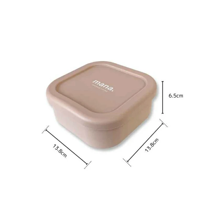 ランチボックス マナ オーガニックリビング シリコンランチボックス 700ml 正規品 弁当箱 シリコン容器 保存容器 電子レンジ対応 オーブン対応 冷凍保存 食洗機対応 BPAフリー プラスチックフリー mana. ORGANIC LIVING
