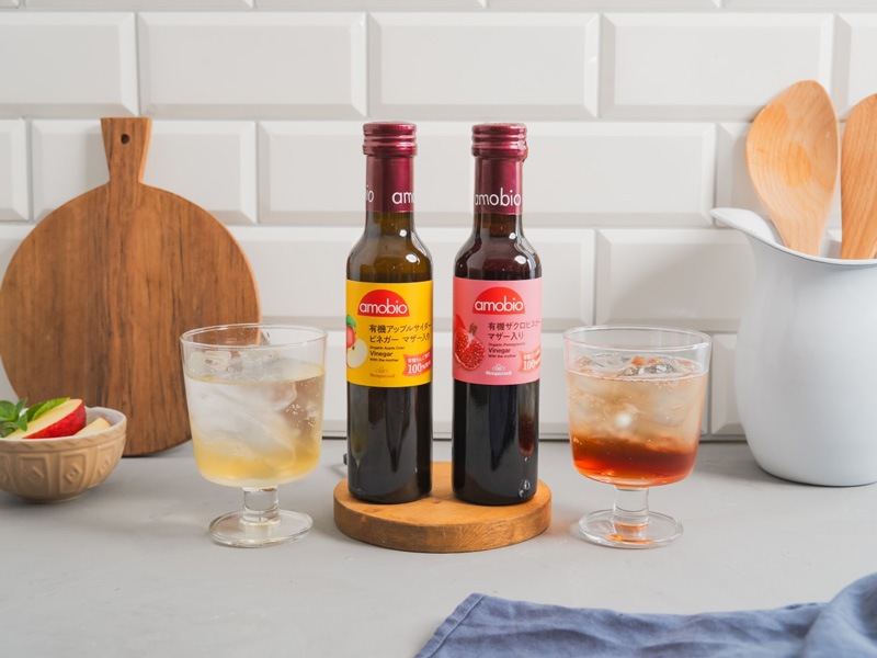 飲む酢 メンガツォーリ アップルサイダービネガー（マザー入り） 500ml 約30杯分 りんご酢 正規品 オーガニック 有機JAS EUbio ヴィーガン 酢酸菌 無濾過・非加熱 保存料 無添加 Mengazzoli