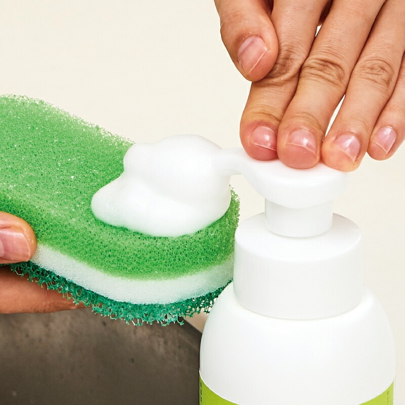 シャボン玉石けん 食器・野菜洗い用洗剤 台所用せっけん泡タイプボトル 300ml 【シャボン玉石けん】 正規品 無添加 泡体タイプ ナチュラル 香料・着色料・酸化防止剤・合成界面活性剤不使用 ディッシュウォッシュ スポンジ除菌