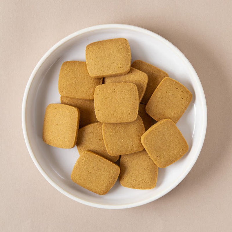 豆乳クッキー げんきタウン やさしい豆乳クッキー 黒蜜きな粉 （50g） 正規品 保存料 無添加  国産豆乳 米粉クッキー グルテンフリー 黒糖 お子さまおやつ 香ばしい コク