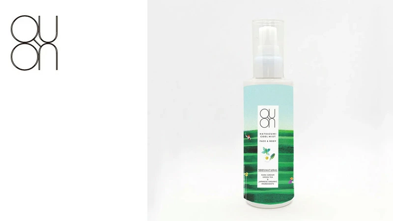 化粧水 QUON クオン 初摘みクールミスト2026 150mL オーガニック 正規品 ミスト化粧水 フェイスミスト 茶葉エキス 大和茶 天然由来100％ ナチュラルコスメ 国産コスメ 日本製 クレコス チャ葉水 チャ花水 ひんやり クールタイプ 夏 爽やか
