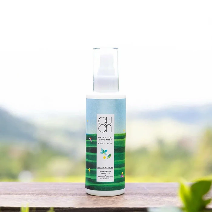 化粧水 QUON クオン 初摘みクールミスト2026 150mL オーガニック 正規品 ミスト化粧水 フェイスミスト 茶葉エキス 大和茶 天然由来100％ ナチュラルコスメ 国産コスメ 日本製 クレコス チャ葉水 チャ花水 ひんやり クールタイプ 夏 爽やか