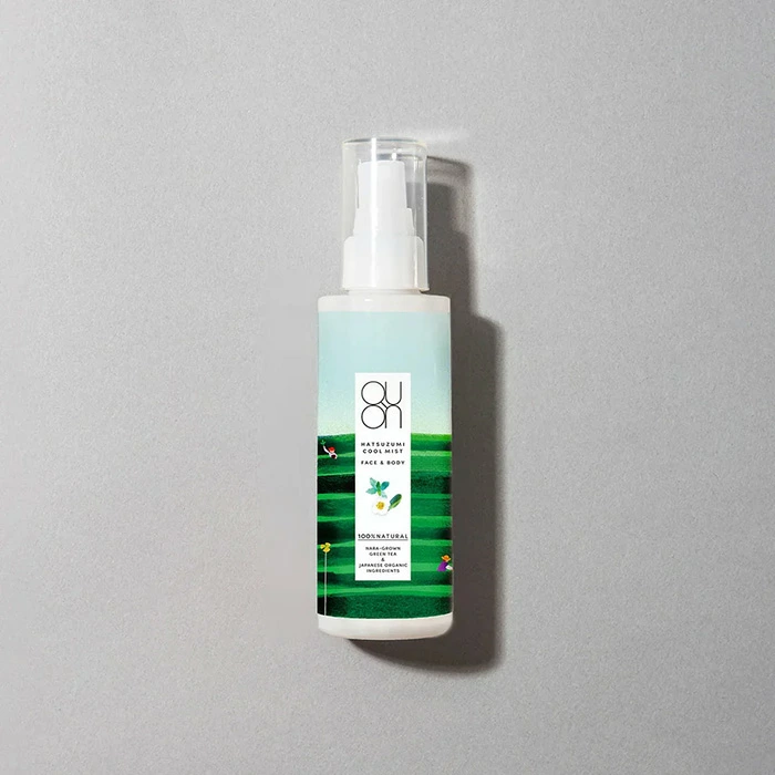 化粧水 QUON クオン 初摘みクールミスト2026 150mL オーガニック 正規品 ミスト化粧水 フェイスミスト 茶葉エキス 大和茶 天然由来100％ ナチュラルコスメ 国産コスメ 日本製 クレコス チャ葉水 チャ花水 ひんやり クールタイプ 夏 爽やか