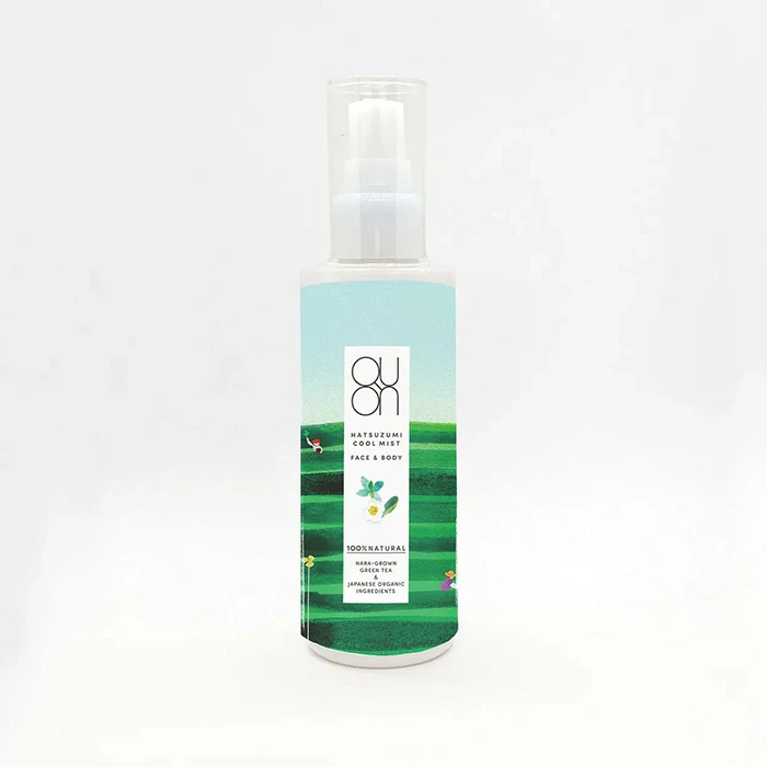 化粧水 QUON クオン 初摘みクールミスト2026 150mL オーガニック 正規品 ミスト化粧水 フェイスミスト 茶葉エキス 大和茶 天然由来100％ ナチュラルコスメ 国産コスメ 日本製 クレコス チャ葉水 チャ花水 ひんやり クールタイプ 夏 爽やか
