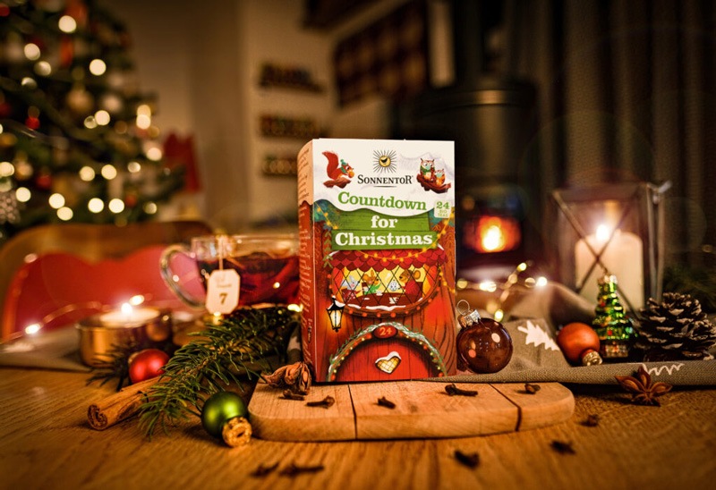 【冬季限定】 ゾネントア sonnentor クリスマスカウントダウンのお茶 24袋 ハーブティー クリスマス限定 正規品 オーガニック 保存料 無添加 アドベントのお茶 24種類 無農薬 有機 紅茶 アドベントカレンダー【クリスマスのお茶】