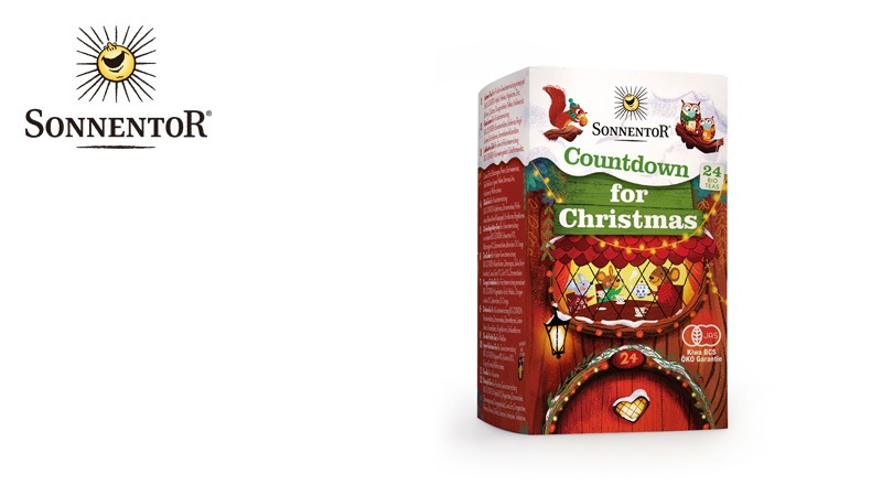 【冬季限定】 ゾネントア sonnentor クリスマスカウントダウンのお茶 24袋 ハーブティー クリスマス限定 正規品 オーガニック 保存料 無添加 アドベントのお茶 24種類 無農薬 有機 紅茶 アドベントカレンダー【クリスマスのお茶】