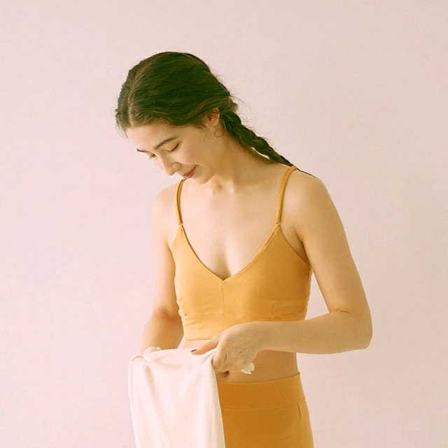 ブラトップ me.（ミードット） organic cotton ブラトップ 正規品 日本製 オーガニックコットン ブラ フィットネスブラ ナイトブラ ノンワイヤーブラ リラックスブラ パッド付き 肌にやさしい インナー