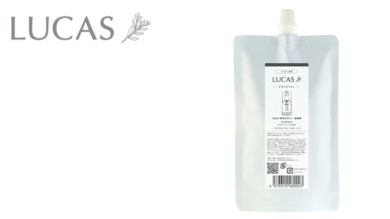 浄化スプレー ルカス LUCAS 浄化スプレー 詰替用 250ml 正規品 空間浄化 ヨガ 瞑想 マインドフルネス リラックス オーガニックホワイトセージ カリフォルニア産 アクセサリーの浄化 農薬不使用 USDA カリフォルニア認定オーガニック農家