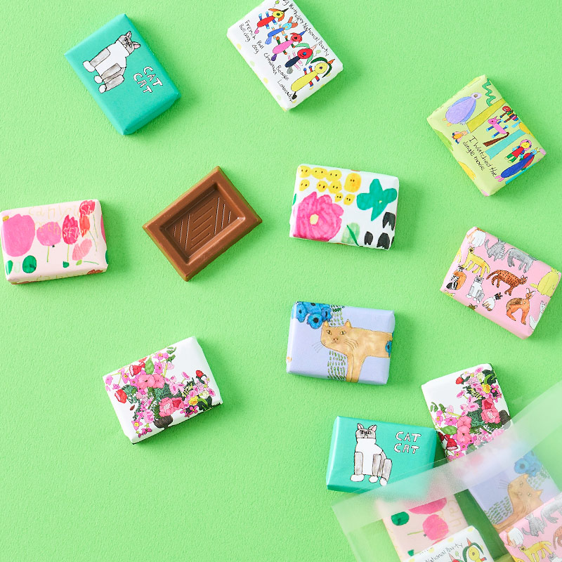 チョコレート オーガニック 第３世界ショップ Artisan フェアトレード チョコレート ミルク パーティーパック 5.5ｇ×24個 正規品 保存料 無添加   ノンケミカル 自然 アーティザン 有機チョコレート 第三世界ショップ
