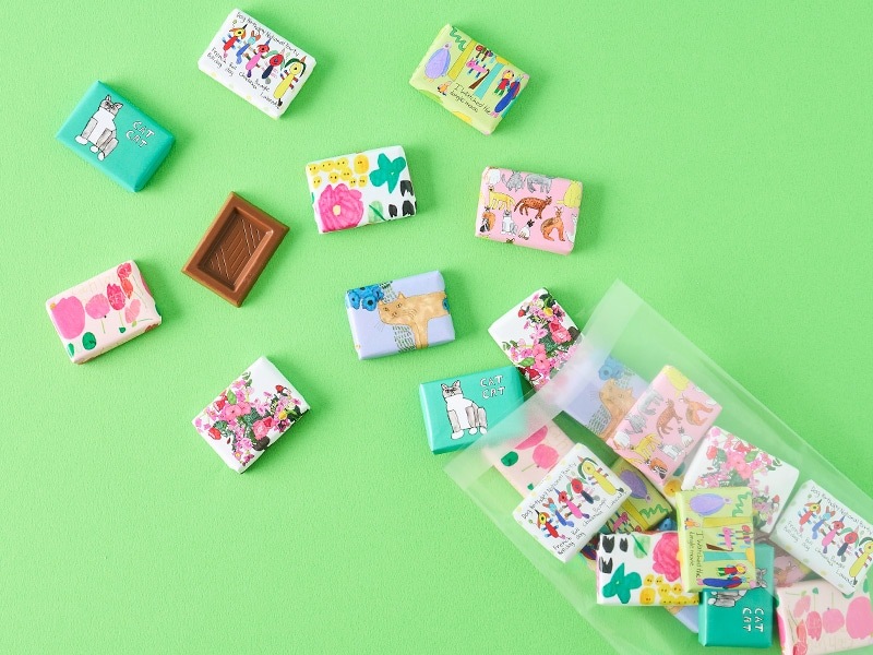 チョコレート オーガニック 第３世界ショップ Artisan フェアトレード チョコレート ミルク パーティーパック 5.5ｇ×24個 正規品 保存料 無添加   ノンケミカル 自然 アーティザン 有機チョコレート 第三世界ショップ