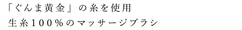 マッサージブラシ 雪繭 黄金マッサージブラシ ウェット 特大サイズ(生糸100%) ぐんま黄金生糸 無添加 正規品 天然 ナチュラル ノンケミカル 自然 ボディブラシ ボディケア フェイスケア 毛穴汚れ リンパマッサージ 黄金シルク