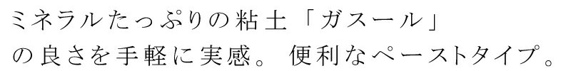パック 無添加 ナイアード ガスール フェイスパック 170g 洗浄料 オーガニック 正規品 粘土パック スキンケア 天然 ナチュラル ノンケミカル 自然 クレイ ミネラル