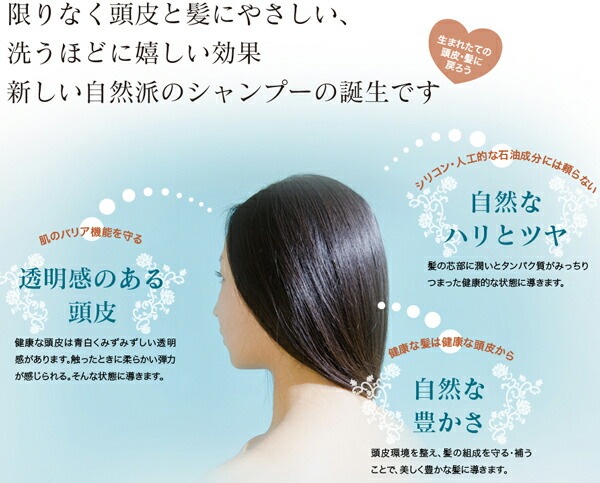 シャンプー ノンシリコン グリーンノート 自然葉シャンプー 無香料 300ml ヘアケア 低刺激 リンス不要 リンスイン 天然 ナチュラル ノンケミカル 自然