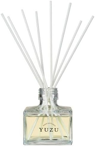 リードディフューザー 高知県産YUZU リードディフューザー 120mL 芳香持続期間約2～2.5ヶ月 購入金額別特典あり 正規品 日本製 天然 ナチュラル 高知県産柚子 もぎたてゆずの香り ユズ精油 デイリーアロマジャパン フィトンチッド ユーカリ精油 植物由来消臭成分