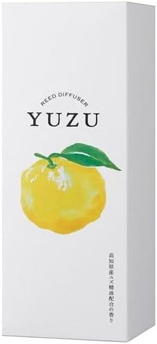 リードディフューザー 高知県産YUZU リードディフューザー 120mL 芳香持続期間約2～2.5ヶ月 購入金額別特典あり 正規品 日本製 天然 ナチュラル 高知県産柚子 もぎたてゆずの香り ユズ精油 デイリーアロマジャパン フィトンチッド ユーカリ精油 植物由来消臭成分