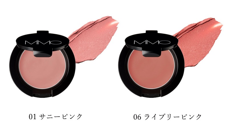 【リキッドリーファンデ102 サンプルプレゼント】チーク MiMC ミネラルクリーミーチーク 3.4g クリームタイプ バームタイプ パール ツヤ 石けんオフ 日本製 オーガニックコスメ ナチュラル 天然由来成分 ミネラルコスメ しっとり エイジングケア
