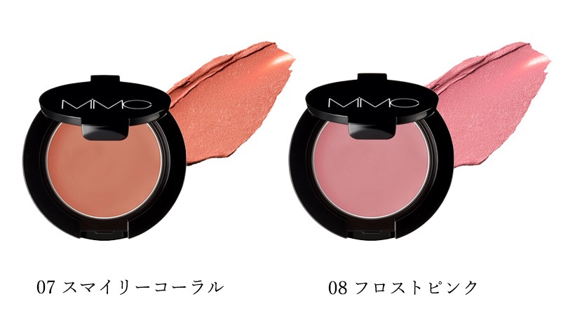 【リキッドリーファンデ102 サンプルプレゼント】チーク MiMC ミネラルクリーミーチーク 3.4g クリームタイプ バームタイプ パール ツヤ 石けんオフ 日本製 オーガニックコスメ ナチュラル 天然由来成分 ミネラルコスメ しっとり エイジングケア