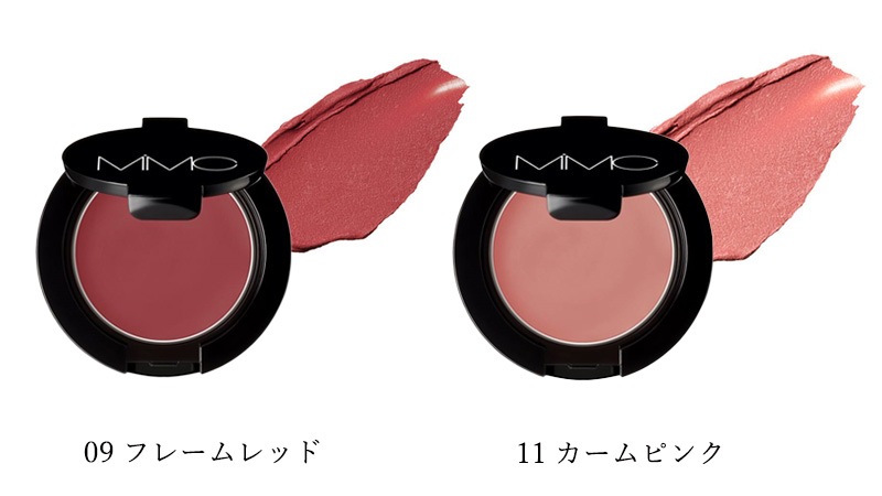 【リキッドリーファンデ102 サンプルプレゼント】チーク MiMC ミネラルクリーミーチーク 3.4g クリームタイプ バームタイプ パール ツヤ 石けんオフ 日本製 オーガニックコスメ ナチュラル 天然由来成分 ミネラルコスメ しっとり エイジングケア
