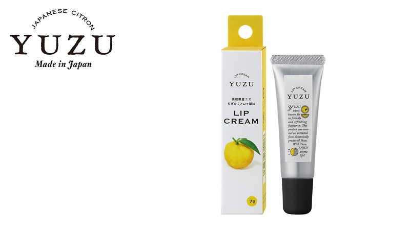 リップクリーム 高知県産YUZU リップクリーム 7g チューブタイプ 正規品 日本製 天然 ナチュラル 高知県産柚子 もぎたてゆずの香り ユズ精油 デイリーアロマジャパン リップジェル ワセリン 和三盆 糖蜜 純米酒酒粕 酒粕エキス はちみつ アルガンオイル