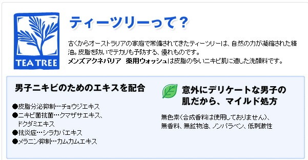 メンズアクネバリア 薬用ウォッシュ 100g 洗顔料 ≪購入金額別特典あり≫ オーガニック 無添加 ■正規品■ 石澤研究所 医薬部外品 スキンケア 洗顔フォーム にきび ニキビ ニキビ跡 消し