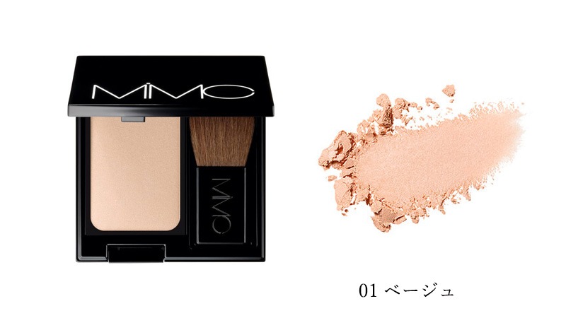 【リキッドリーファンデ102 サンプルプレゼント】ハイライトパウダー MiMC ミネラルハイライター 6g パウダータイプ プレストタイプ 繊細パール ツヤ 石けんオフ 日本製 オーガニックコスメ ナチュラル 天然由来成分 ミネラルコスメ ハイライト 立体感 素肌感